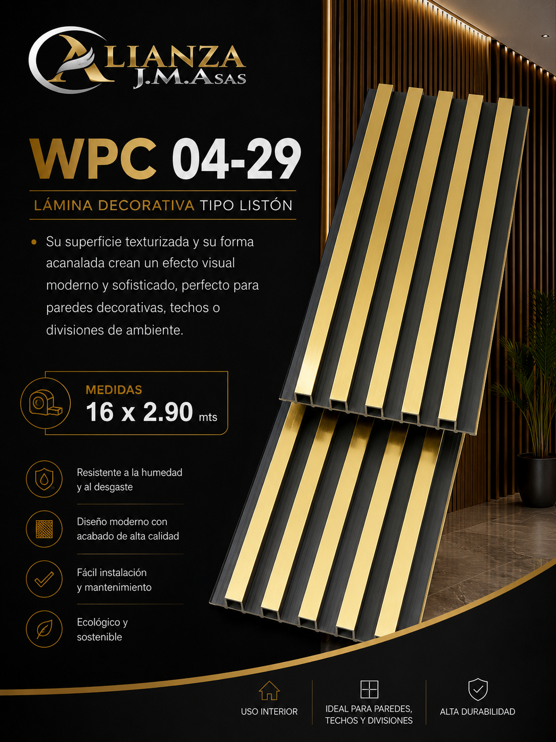 WPC 04-29 - Panel Decorativo