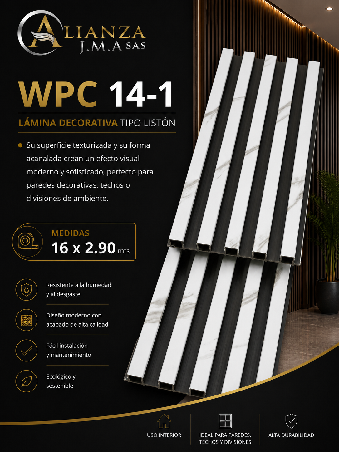 WPC 14-1 - Panel Decorativo