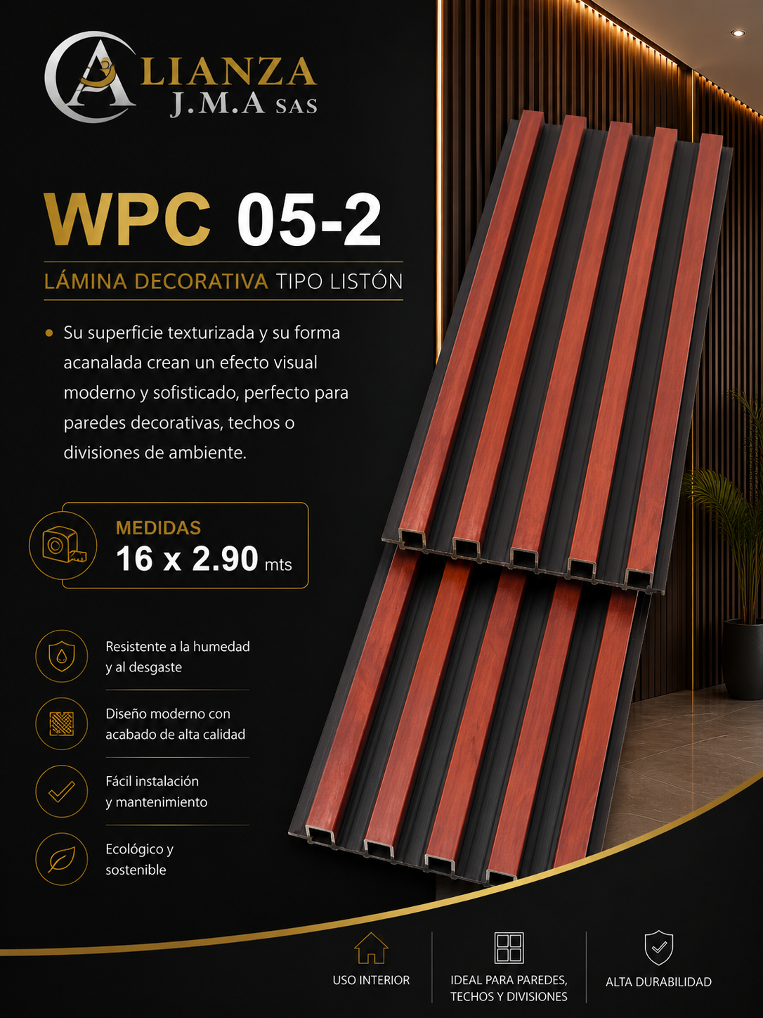 WPC 05-2 - Panel Decorativo