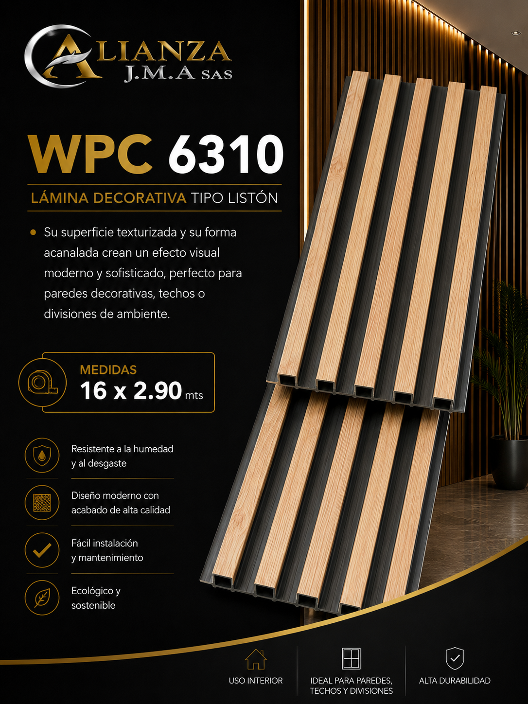 WPC 6310 - Panel Decorativo